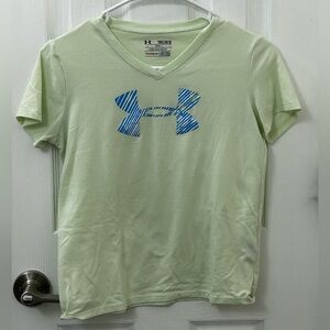 Under Armour Girls Green T-Shirt